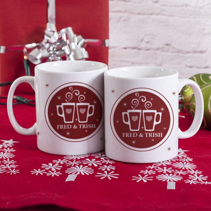 Personalised Enjoying Mulled Wine Together Mugs product image