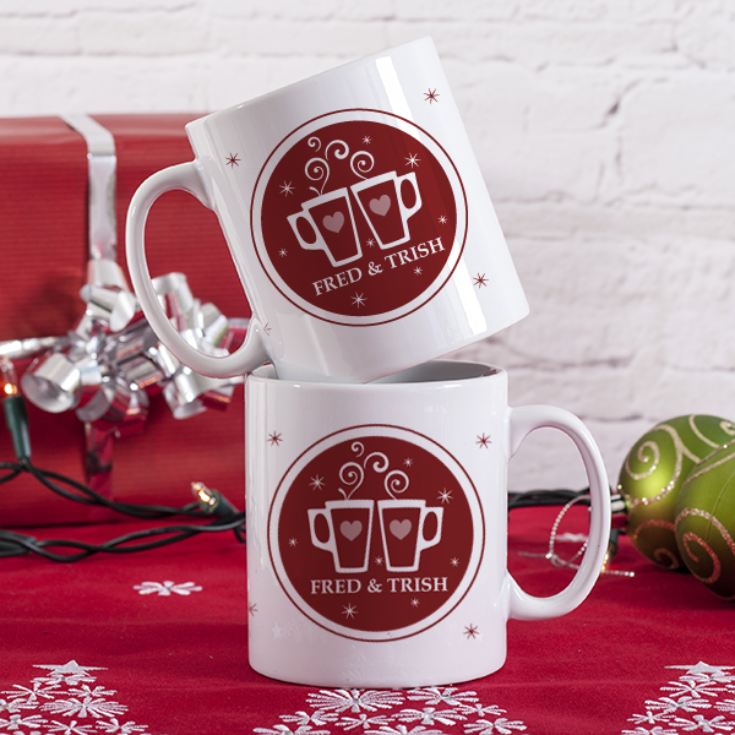 Personalised Enjoying Mulled Wine Together Mugs product image