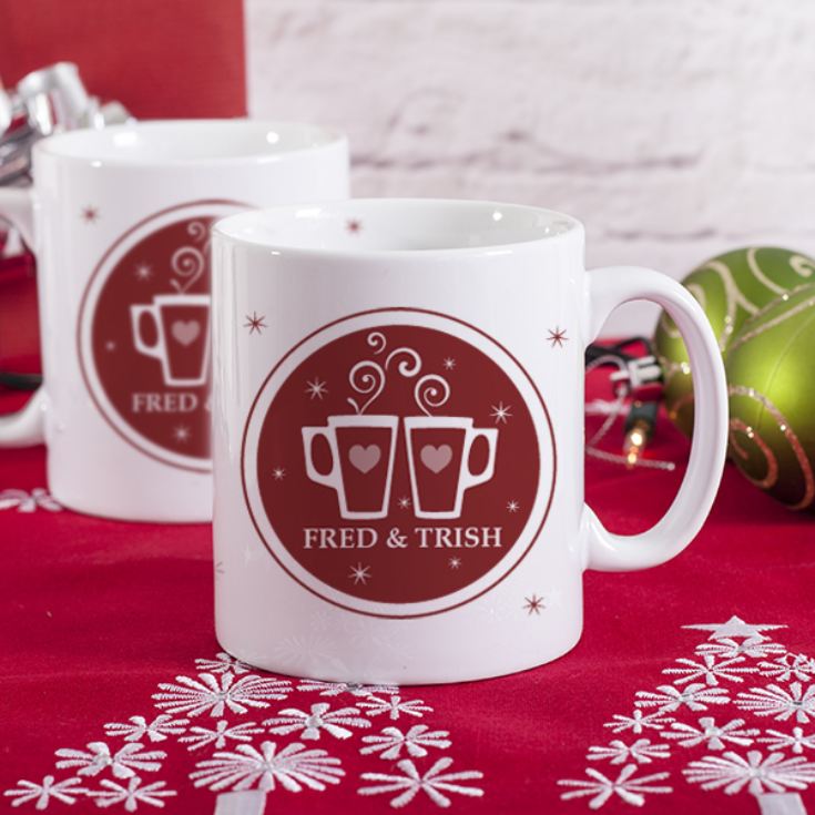 Personalised Enjoying Mulled Wine Together Mugs product image