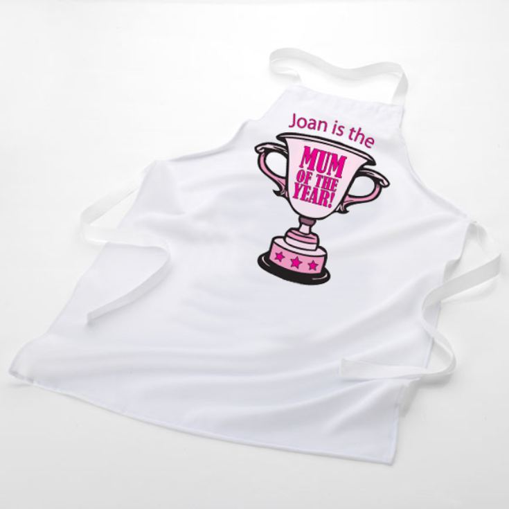 Mum of the Year Personalised Apron product image