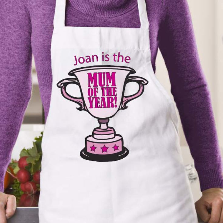 Mum of the Year Personalised Apron product image