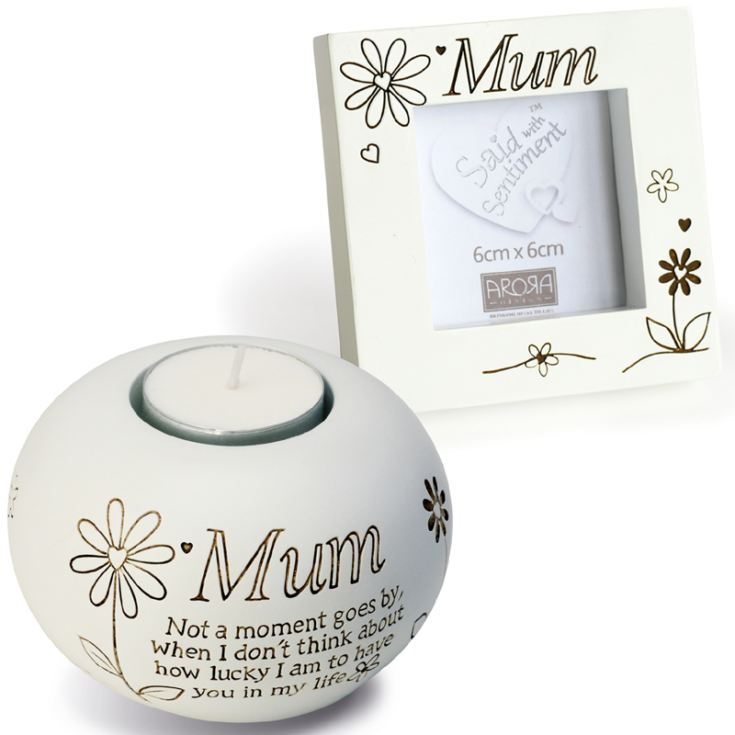 Mum Tealight And Photo Frame Gift Set product image