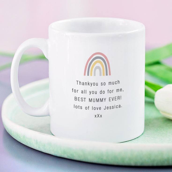 Personalised Happy Mother's Day Rainbow Mug product image