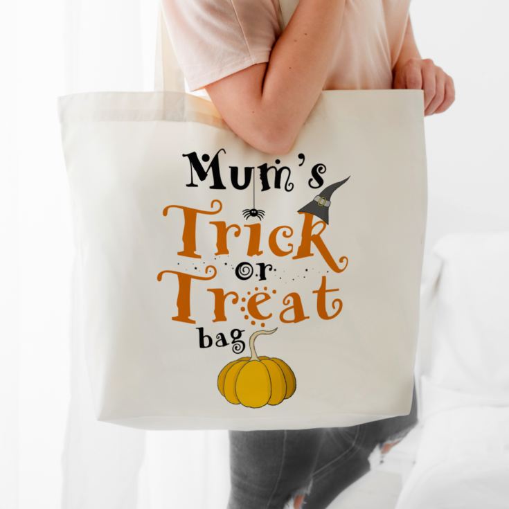 Personalised Trick Or Treat Tote Bag product image