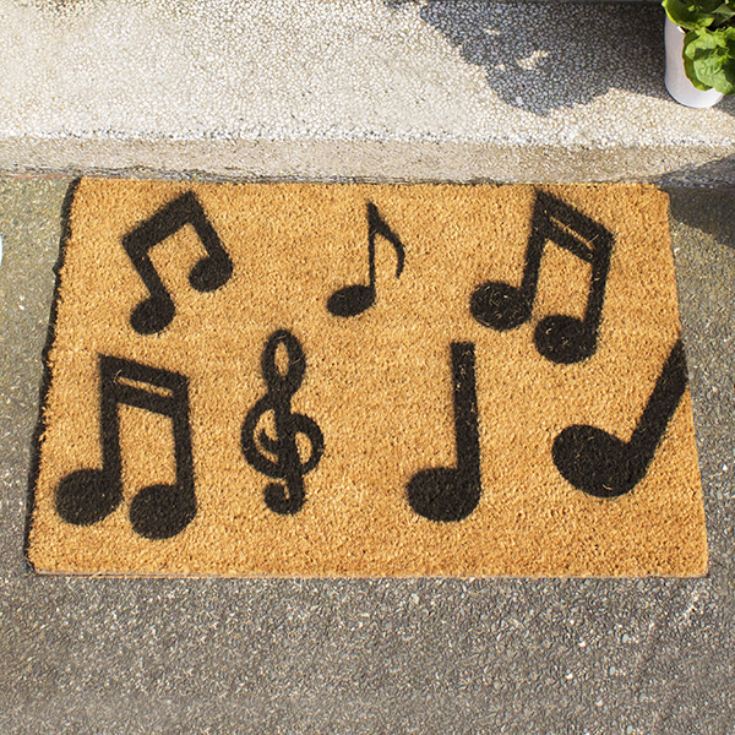 Music Notes Doormat The Gift Experience