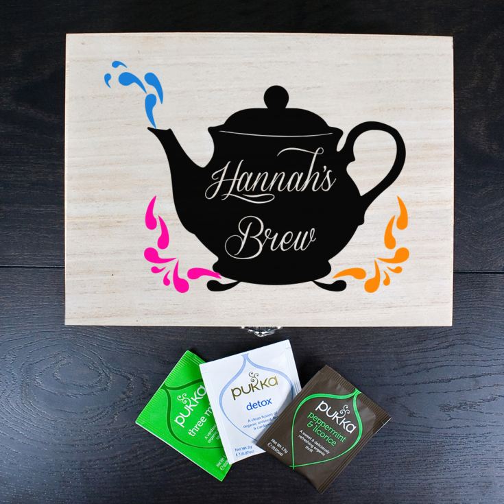 My Favourite Brews Personalised Tea Box product image