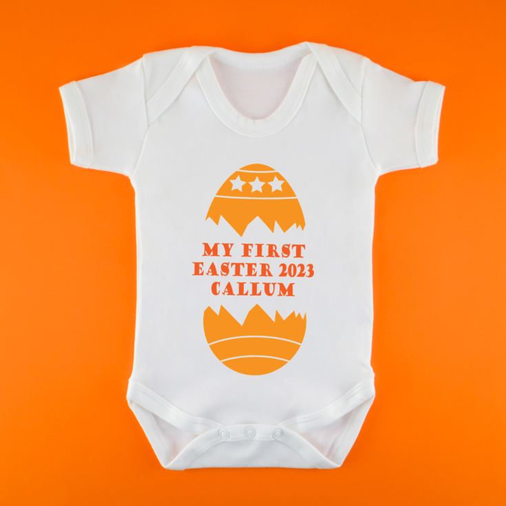 My First Easter Personalised Baby Grow product image