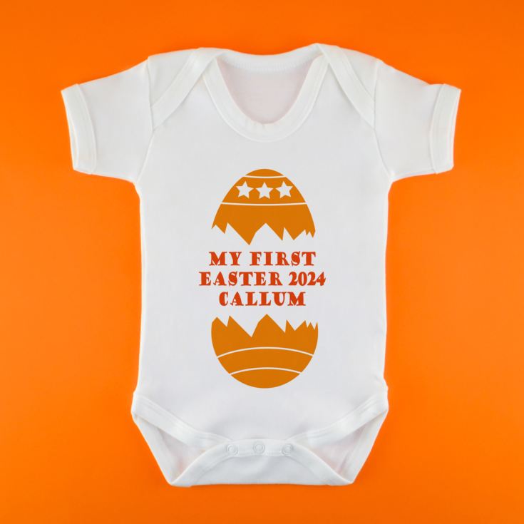 My First Easter Personalised Baby Grow product image