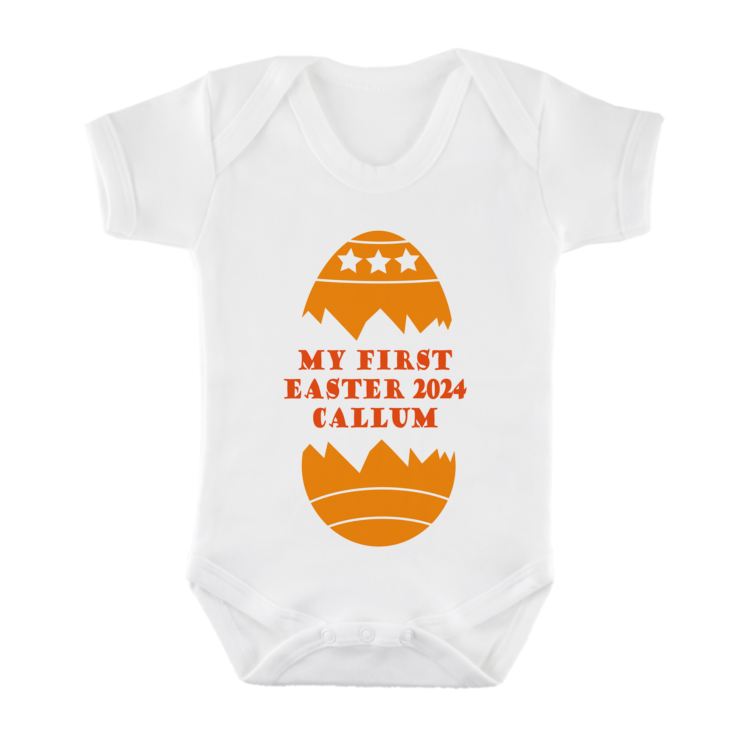 My First Easter Personalised Baby Grow product image