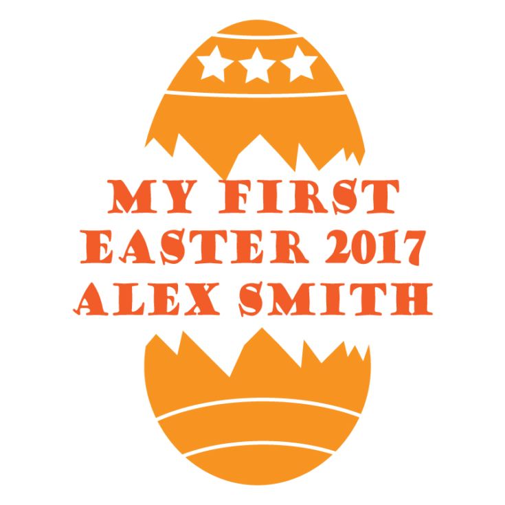 My First Easter Personalised Baby Grow product image