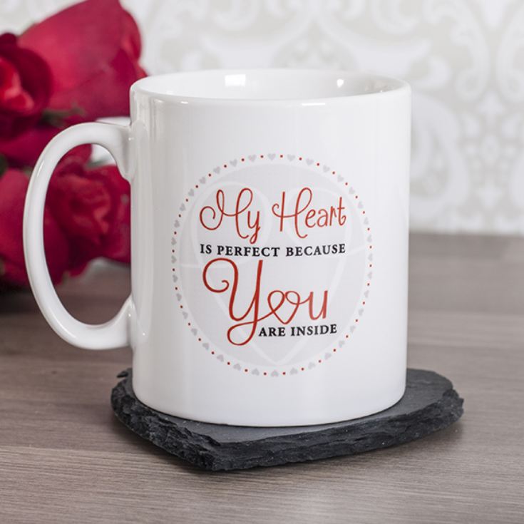 Personalised My Heart Is Perfect Mug product image