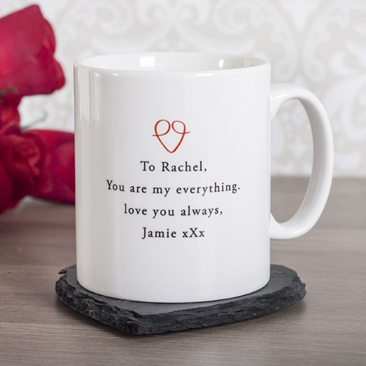 Personalised My Heart Is Perfect Mug product image