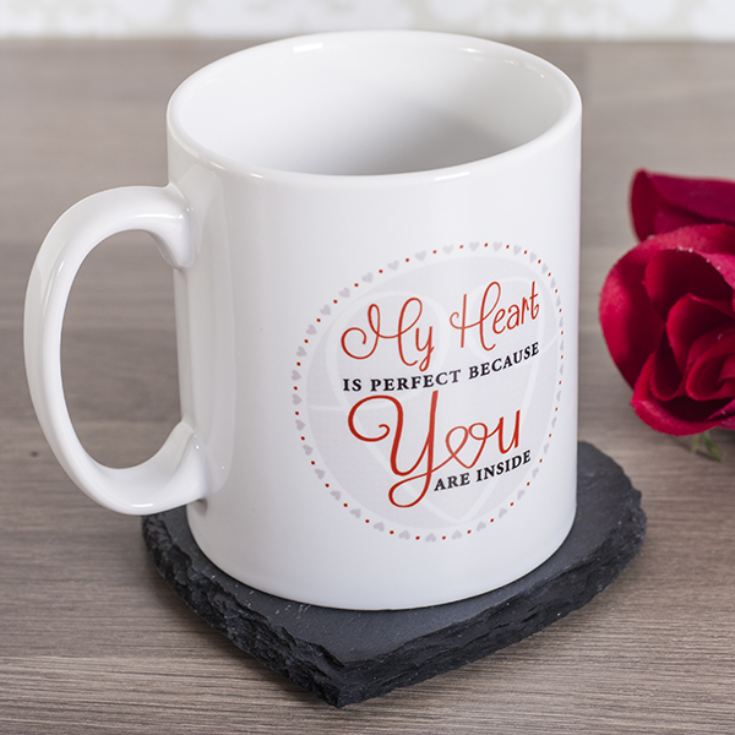 Personalised My Heart Is Perfect Mug product image