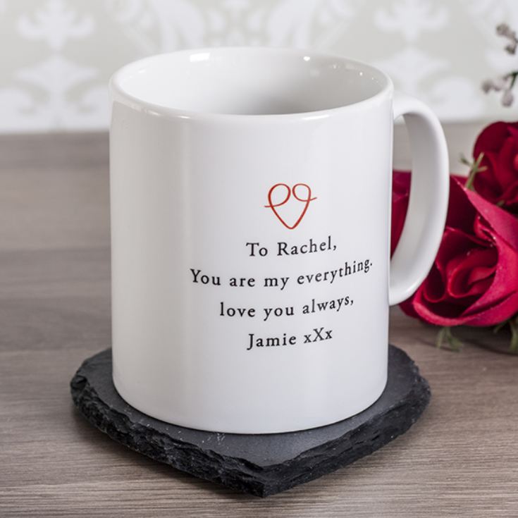 Personalised My Heart Is Perfect Mug product image