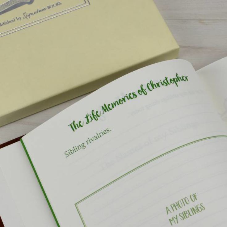 Personalised My Life Memories Journal product image