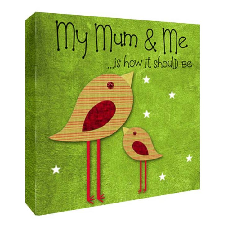 My Mummy and Me Personalised Canvas Print product image