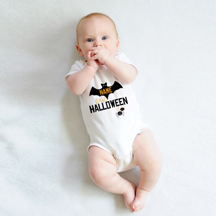 Personalised My 1st Halloween Baby Grow product image