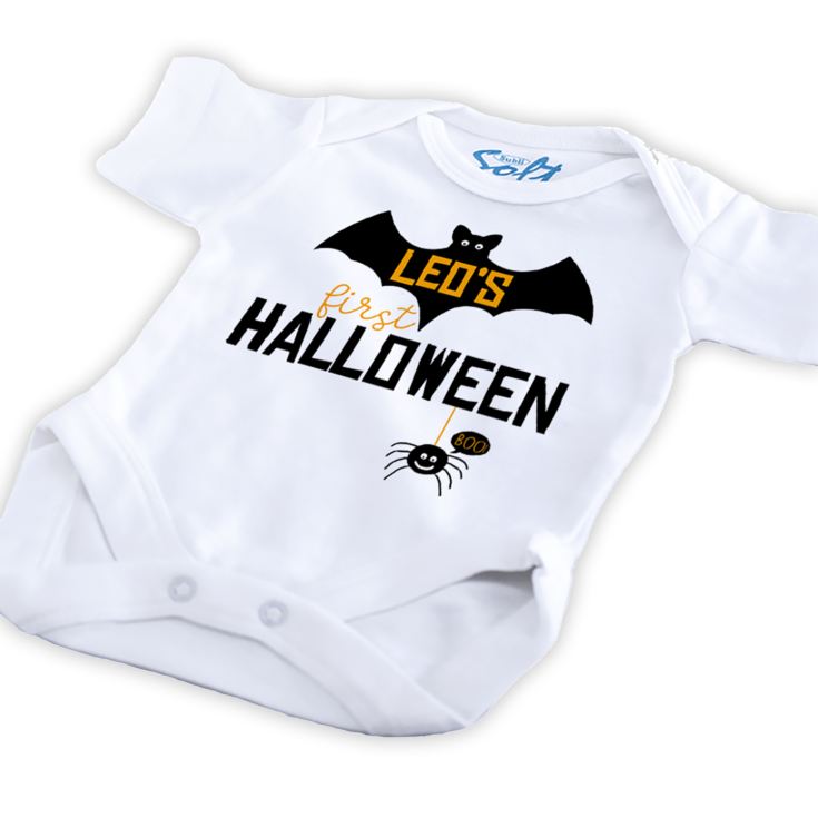 Personalised My 1st Halloween Baby Grow product image