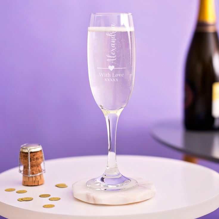 Personalised Prosecco Glass product image