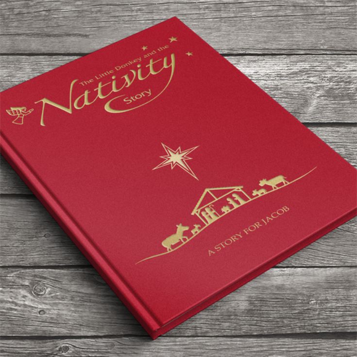 Personalised Nativity Story Embossed Classic Hardcover product image