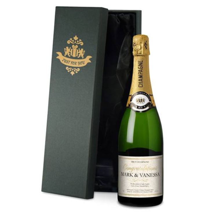 Personalised New Baby Champagne product image