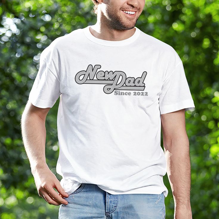 New Dad Since ... Personalised T-Shirt product image