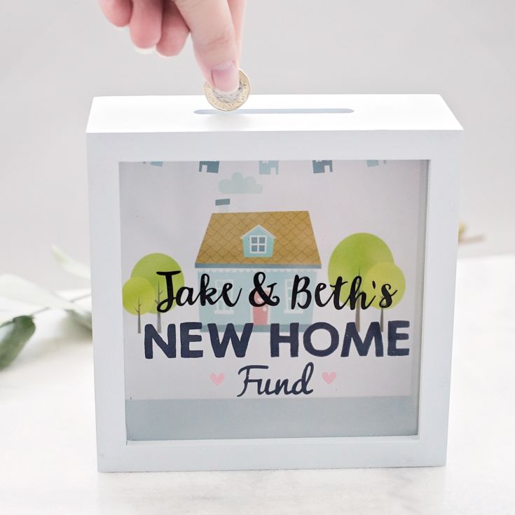 Personalised New Home Fund Money Box product image