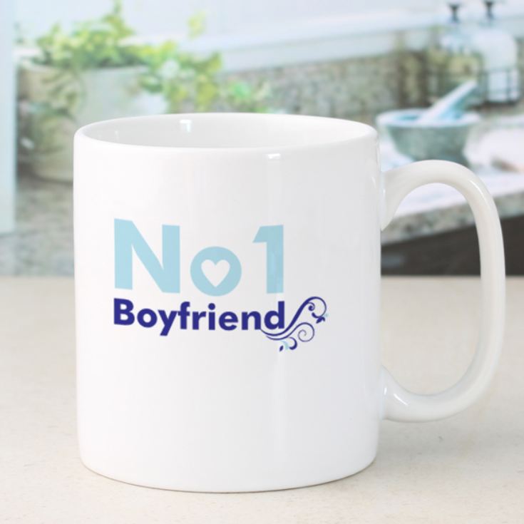 Personalised Number 1 Boyfriend Mug product image