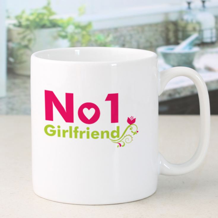 Personalised Number 1 Girlfriend Mug product image