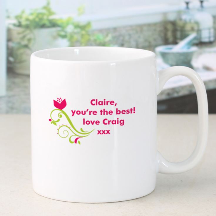 Personalised Number 1 Girlfriend Mug product image