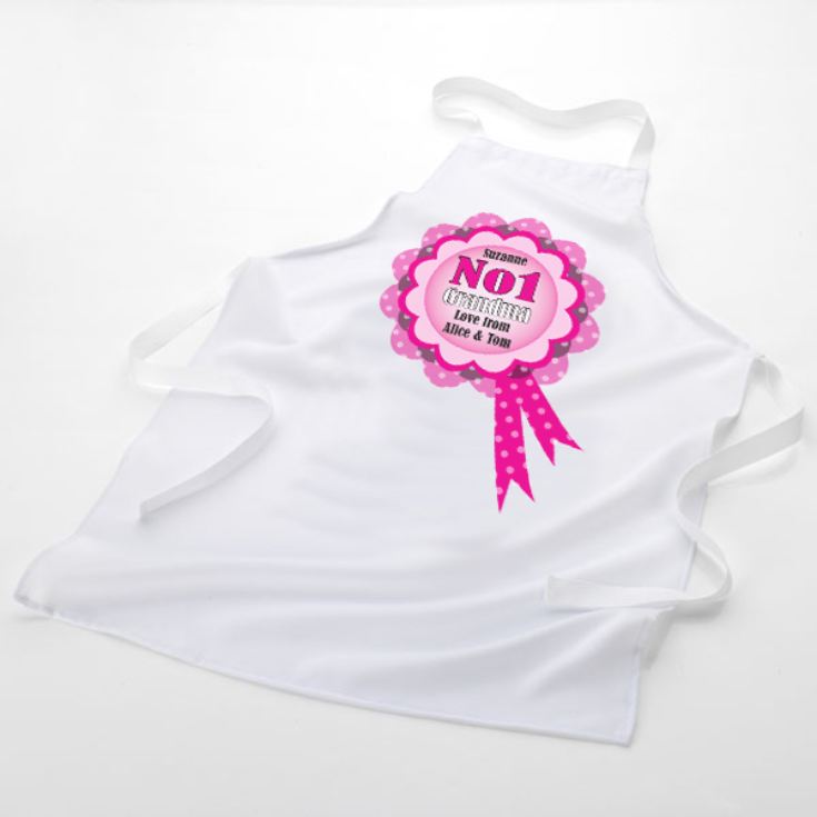 Number 1 Grandma Personalised Apron product image