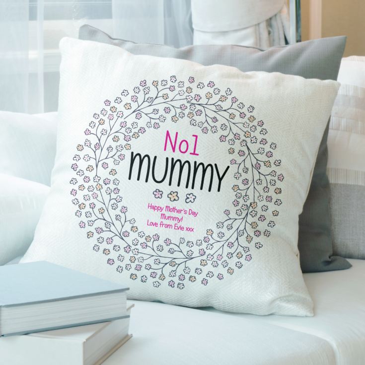 Personalised No1 Mummy Cushion product image