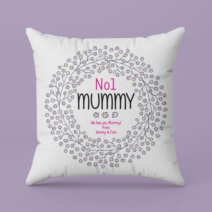 Personalised No1 Mummy Cushion product image