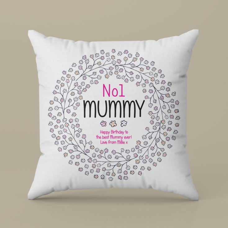 Personalised No1 Mummy Cushion product image