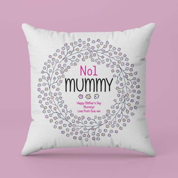 Personalised No1 Mummy Cushion product image