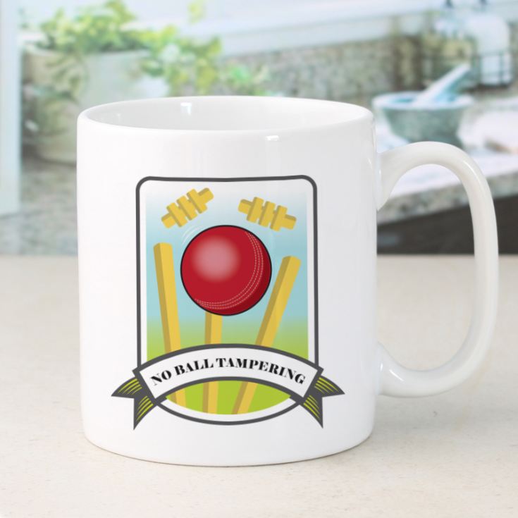 Personalised No Ball Tampering Cricket Mug product image