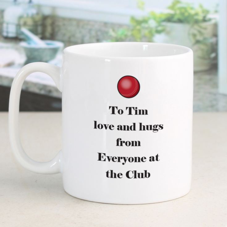 Personalised No Ball Tampering Cricket Mug product image