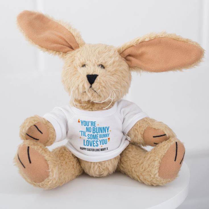 Personalised You're No Bunny 'Til Some Bunny Loves You Cuddly Rabbit product image