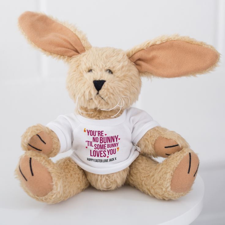Personalised You're No Bunny 'Til Some Bunny Loves You Cuddly Rabbit product image