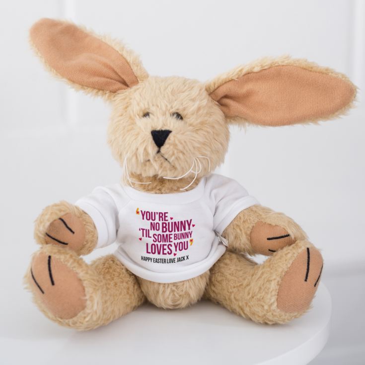Personalised You're No Bunny 'Til Some Bunny Loves You Cuddly Rabbit product image
