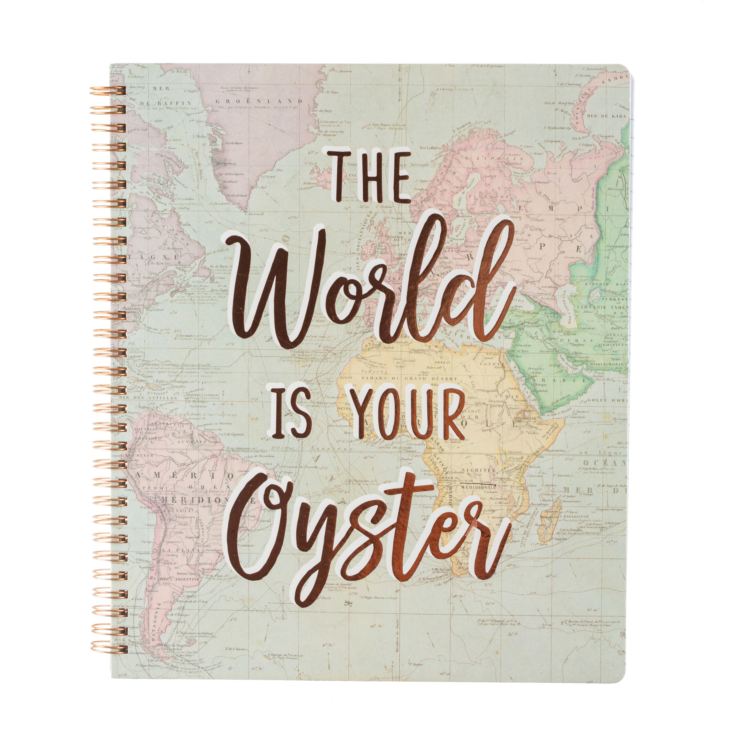 World Explorer A4 Lined Notebook product image