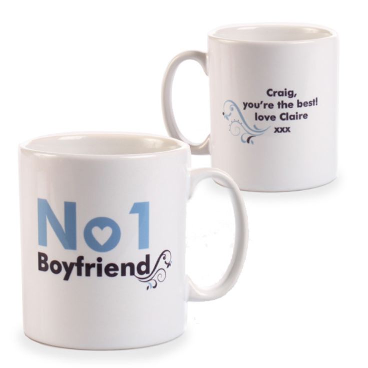 Personalised Number 1 Boyfriend Mug product image