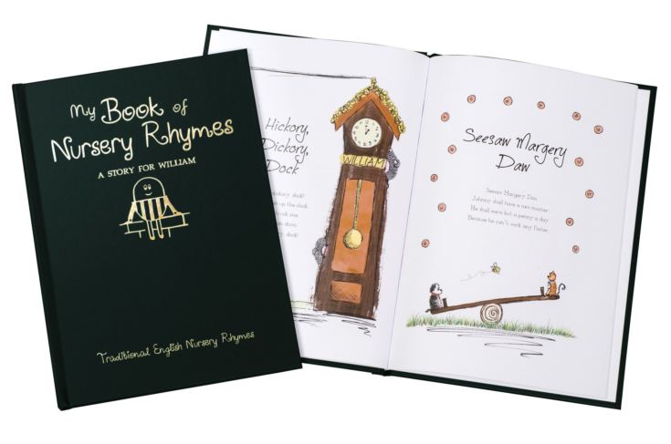 Personalised Hardback Classic Childrens Book - Nursery Rhymes product image