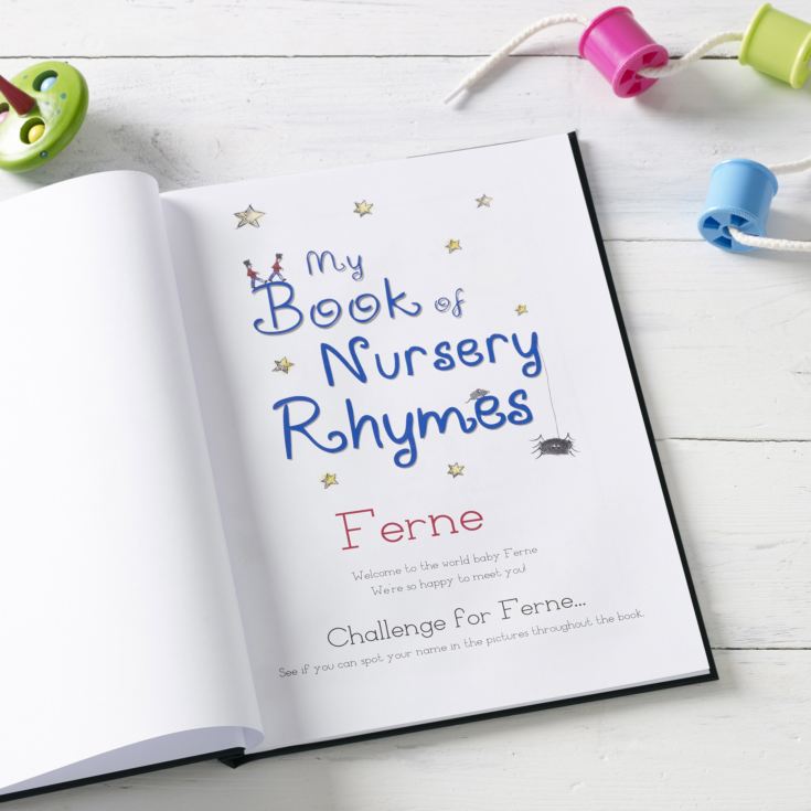 Personalised Hardback Classic Childrens Book - Nursery Rhymes product image