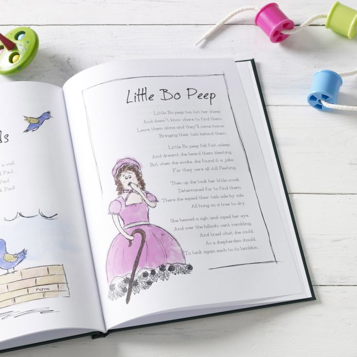 Personalised Hardback Classic Childrens Book - Nursery Rhymes product image