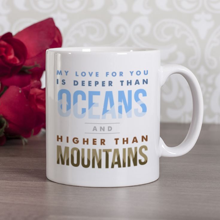 Personalised Oceans and Mountains Mug product image