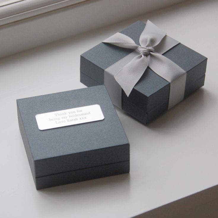 Tiny Heart Necklace with Personalised Gift Box product image