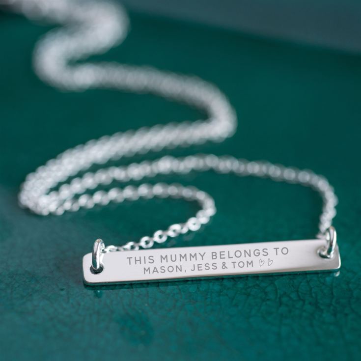 Personalised This Mummy Belongs To .... Necklace product image
