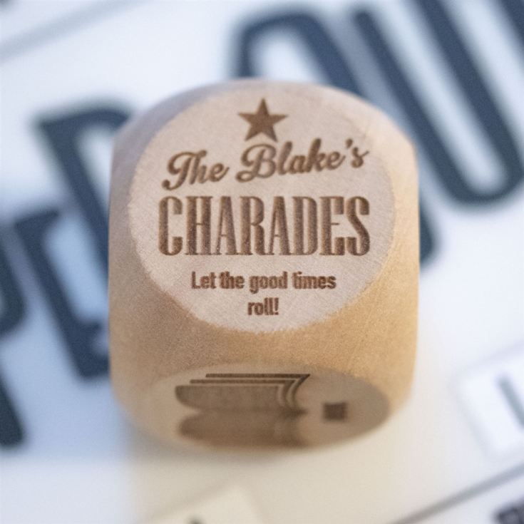 Personalised Charades Dice product image