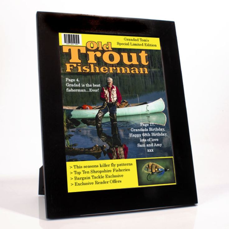 Personalised Fishing Magazine Cover product image
